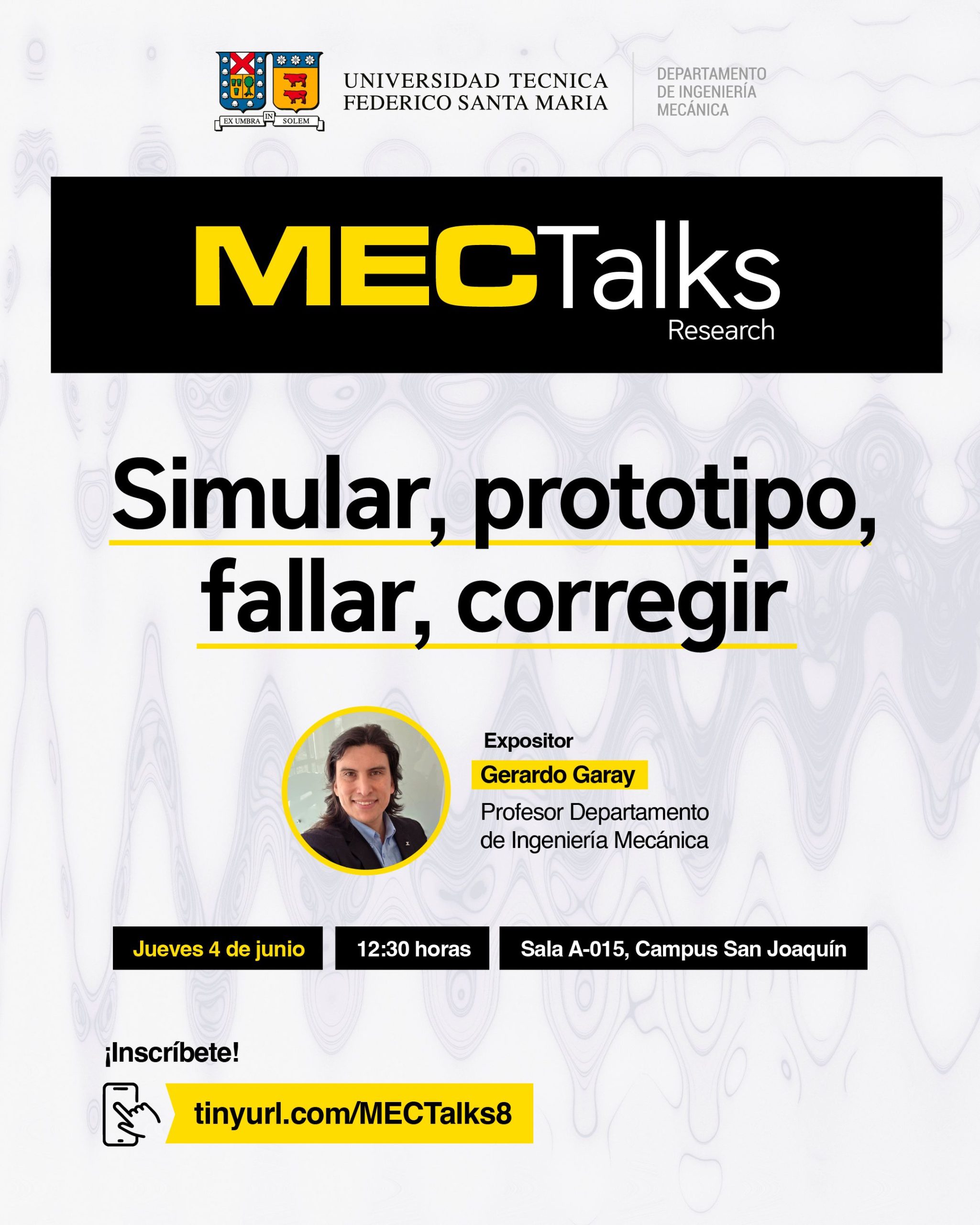 Charla MECTalks: “Simular, prototipo, fallar, corregir”