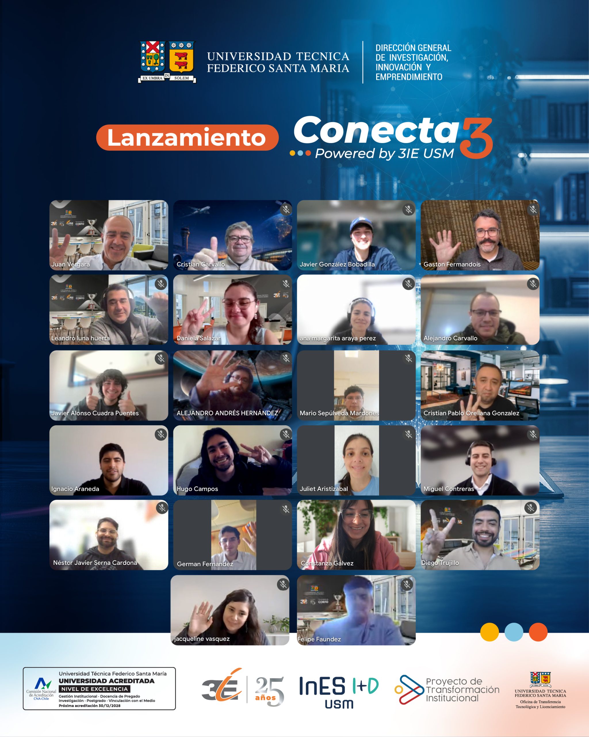 El Instituto 3IE da la bienvenida a los proyectos seleccionados para el programa Conecta3 2026 El Instituto 3IE da la bienvenida a los proyectos seleccionados para el programa Conecta3 2026