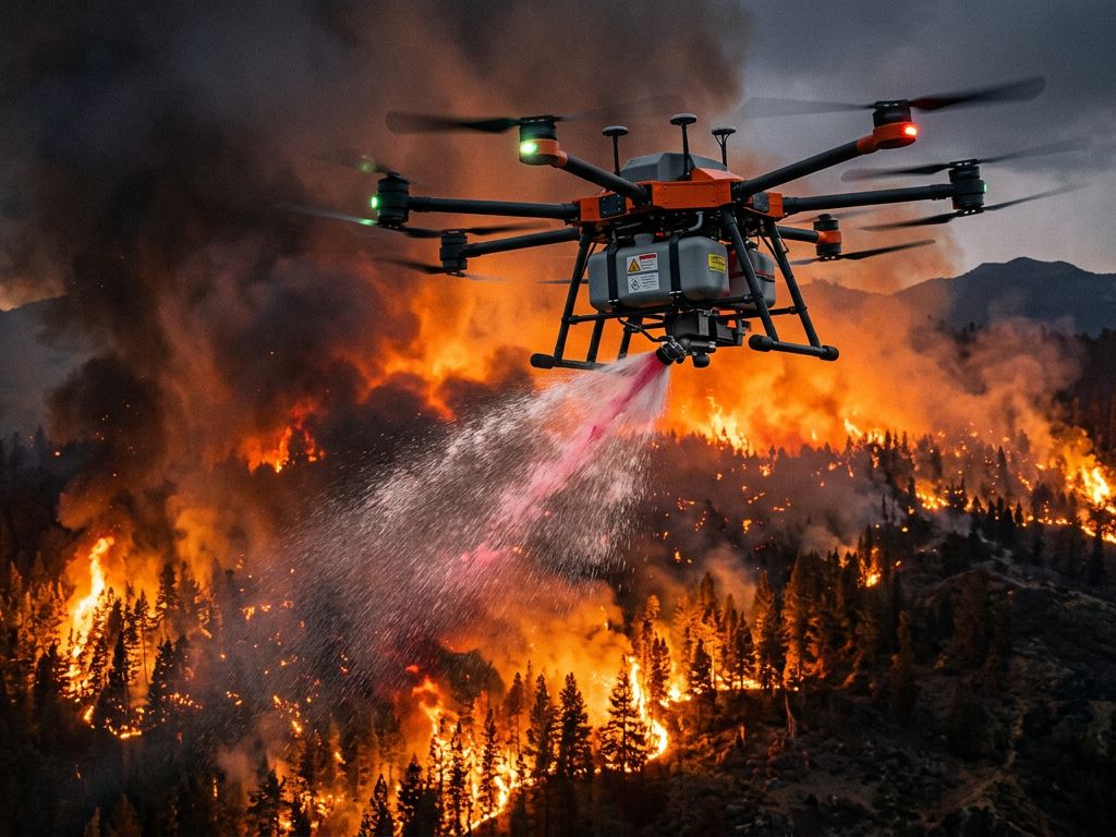 Startup apoyada por el Instituto 3IE-USM desarrolla drones autónomos para combatir incendios forestales Startup apoyada por el Instituto 3IE-USM desarrolla drones autónomos para combatir incendios forestales